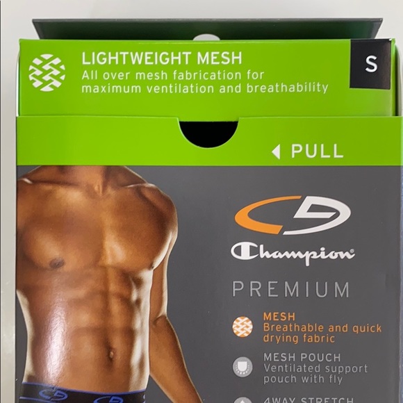 New men’s Champion 2 pack black boxer briefs - Picture 2 of 7